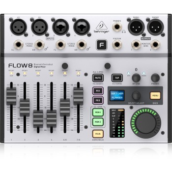 Дигитален миксер с Bluetooth и USB интерфейс Behringer Flow 8