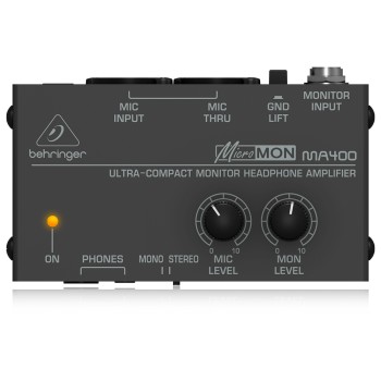 Стерео усилвател за слушалки Behringer MA 400