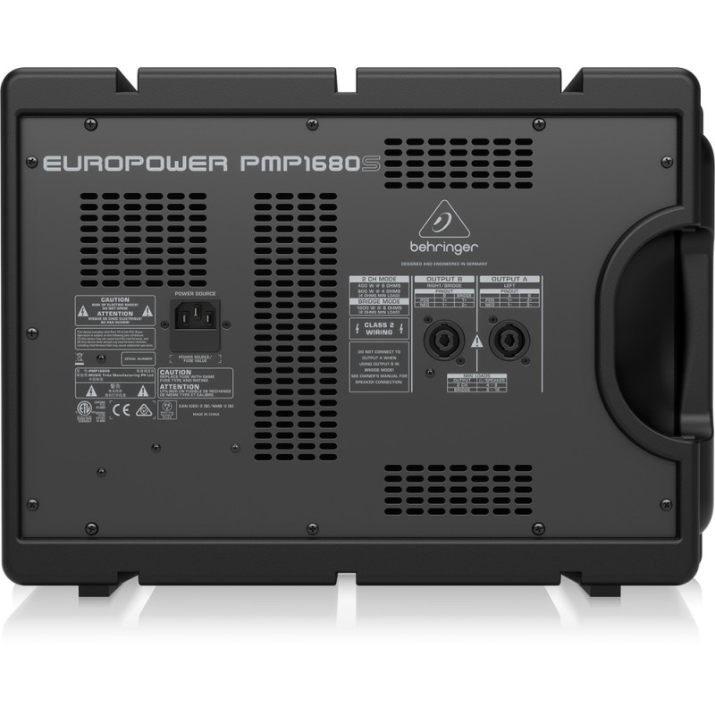Миксер с вграден усилвател 6 моно + 2 стерео Behringer PMP1680S