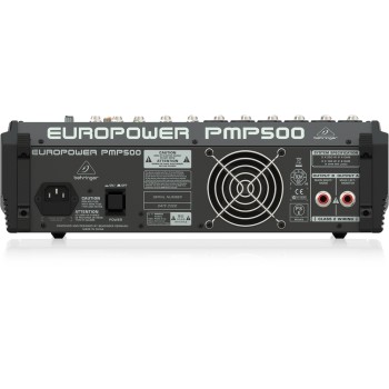 Миксер с вграден усилвател 4 моно + 4 стерео Behringer PMP500