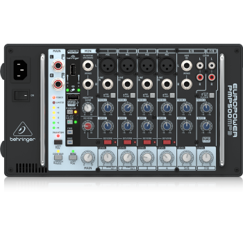 Миксер с вграден усилвател 4 моно + 2 стерео Behringer PMP500MP3