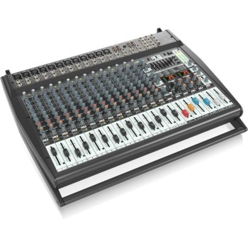 Миксер с вграден усилвател 12 моно + 4 стерео Behringer PMP6000