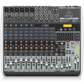 Смесителен пулт 6 моно + 4 стерео Behringer QX1832USB