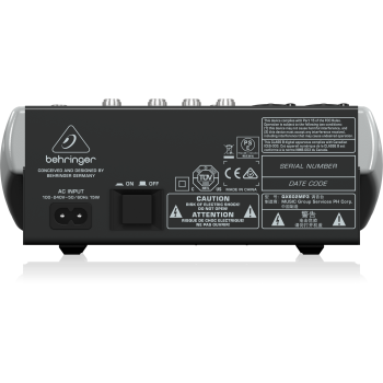 Смесителен пулт 2 моно + 2 стерео Behringer QX602MP3