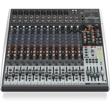 Смесителен пулт 10 моно + 4 стерео с ефекти Behringer X2442USB