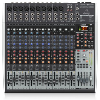 Смесителен пулт 10 моно + 4 стерео с ефекти Behringer X2442USB