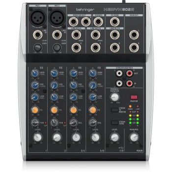 Смесителен пулт 2 моно + 2 стерео Behringer XENYX 802S