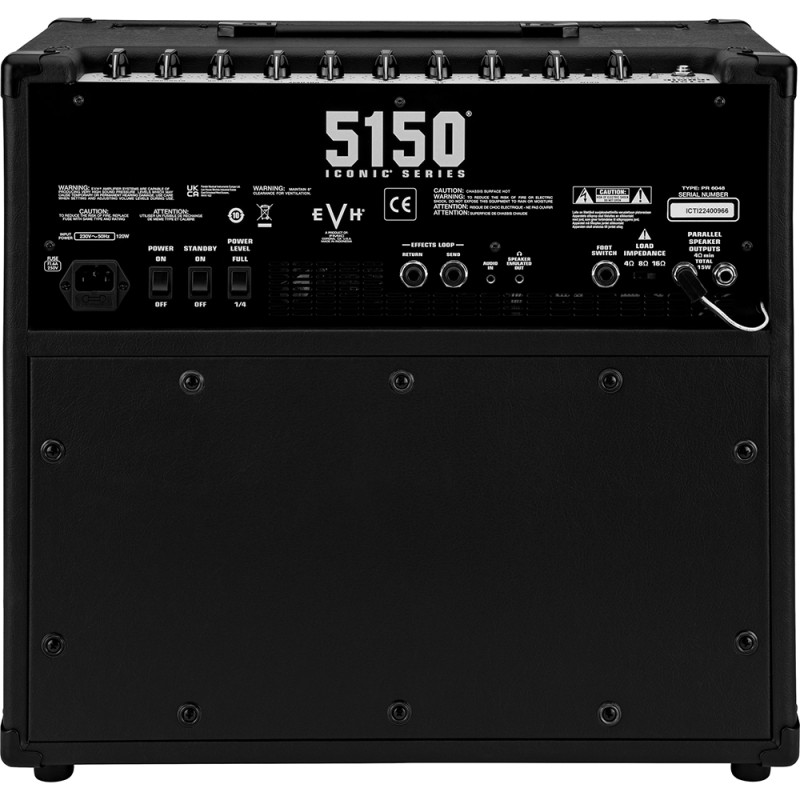 Лампов комбо усилвател 15W за ел. китара EVH 5150 Iconic BK