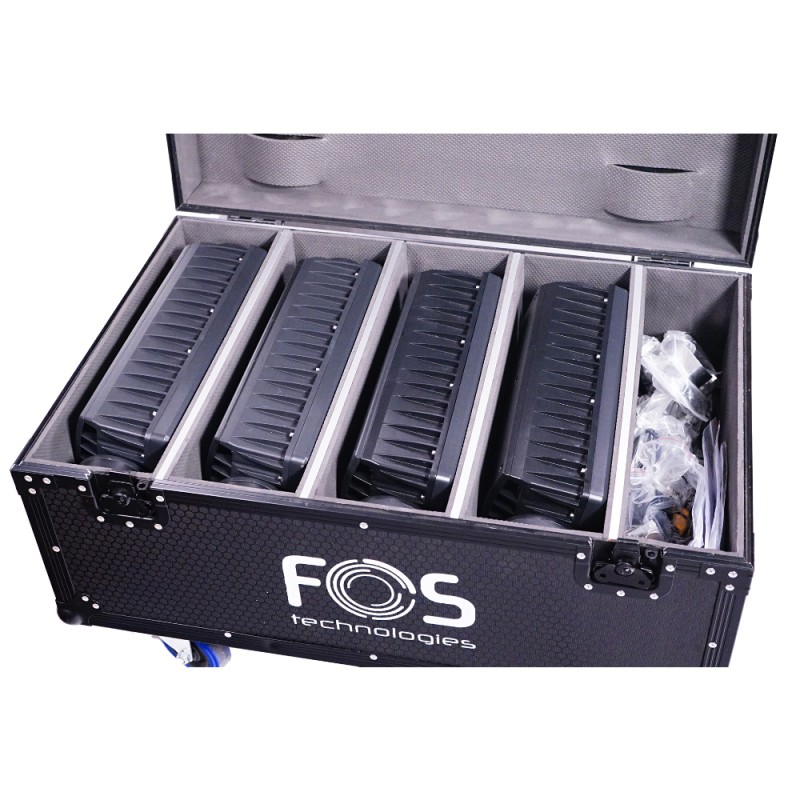 Кейс с колелца за FOS Cyclone PRO D2 / F-6 GO - 4 гнезда