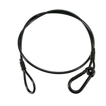 Метално предпазно въже FOS Safety Wire Black