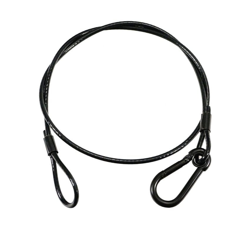 Метално предпазно въже FOS Safety Wire Black