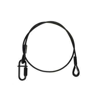 Метално предпазно въже FOS Safety Wire Black PRO