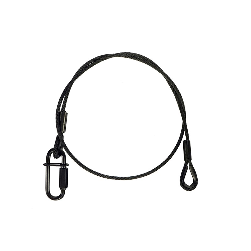 Метално предпазно въже FOS Safety Wire Black PRO