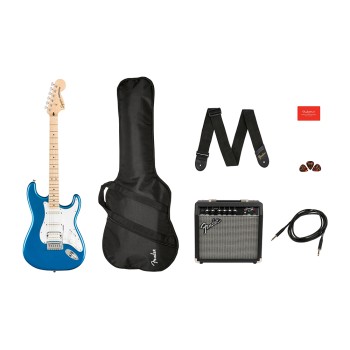 Електрическа китара комплект Fender Affinity Series® Strat® HSS ,15G , PACK