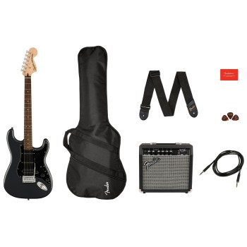 Електрическа китара комплект Fender Affinity Series® Strat® HSS PACK BK