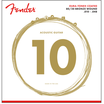 Струни за акустична китара Fender 880XL -10-48 - 80/20 coated