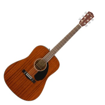 Акустична китара Fender CD-60S Dreadnought, All-Mahogany