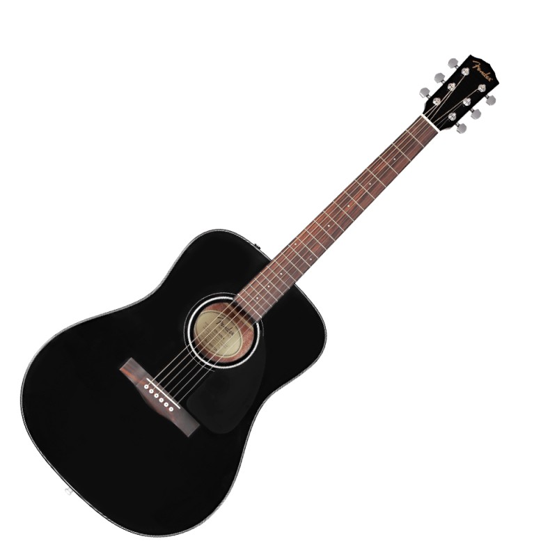 Акустична китара с калъф Fender CD-60 Dreadnought V3 with Case BK