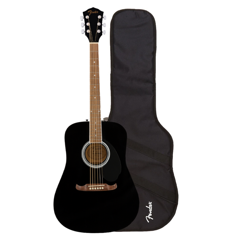 Акустична китара Fender FA-125 Dreadnought с калъф, Black
