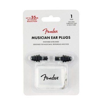 Тапи за уши Fender Musician Series Black Ear Plugs