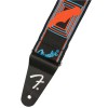 Колан за китара FENDER Monogrammed Strap Blue/Orange