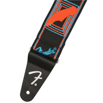 Колан за китара FENDER Monogrammed Strap Blue/Orange
