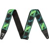 Колан за китара Fender Monogrammed Strap Blue/Green