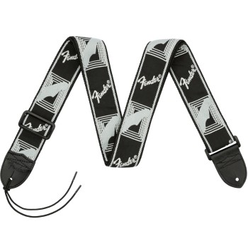 Колан за китара FENDER Monogrammed Strap Black/Light Grey/Dark Grey