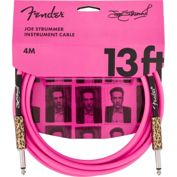 Инструментален кабел 4м. Fender Joe Strummer 13', Pink Leopard