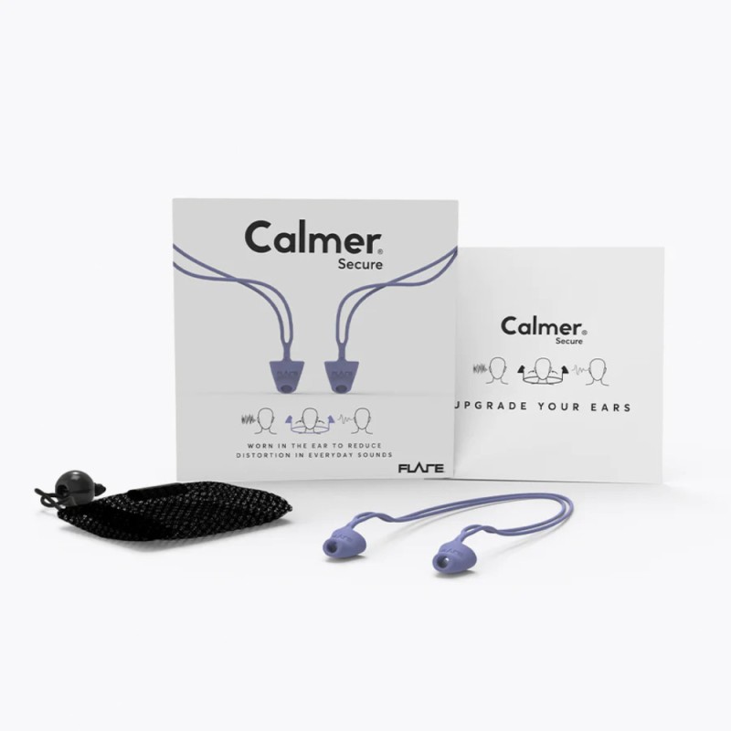 Звукоредуциращи тапи за уши Flare Calmer Secure Mini, силиконови/лилави