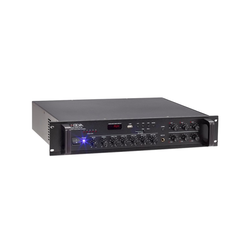 Mиксер с вграден усилвател - 350W - 6 зонов HRMA-3506 