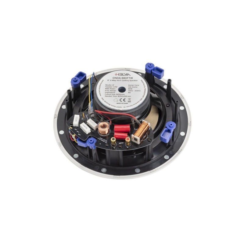 Говорител за вграждане без рамка ONDA-880TFW 2-WAY CEILING SPEAKER 8"