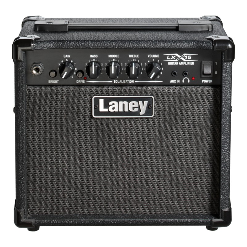 Комбо усилвател 15W за ел. китара 2x5" Laney LX15