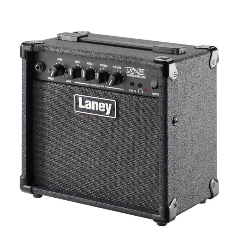 Комбо усилвател 15W за ел. китара 2x5" Laney LX15