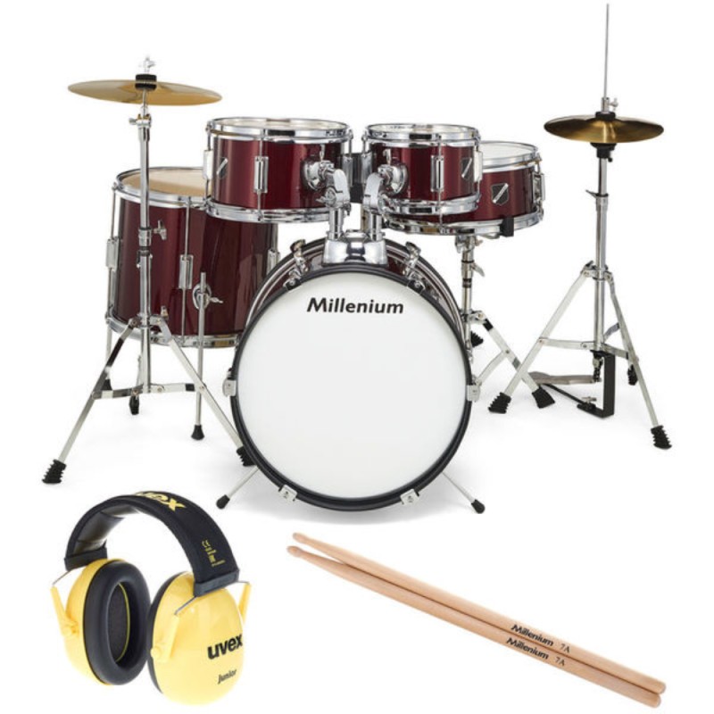 Комплект акустични барабани Millenium Focus Junior Red