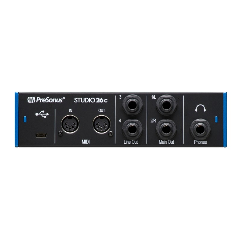 Аудио интерфейс с включен софтуер PreSonus Studio 26c