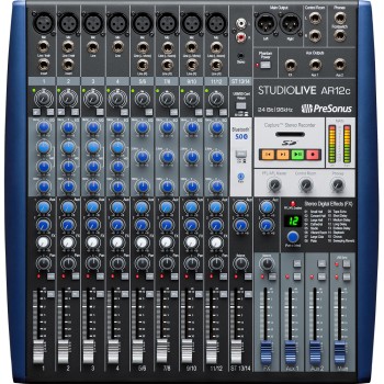 Смесителен пулт 4 моно + 5 стерео PreSonus StudioLive® AR12C
