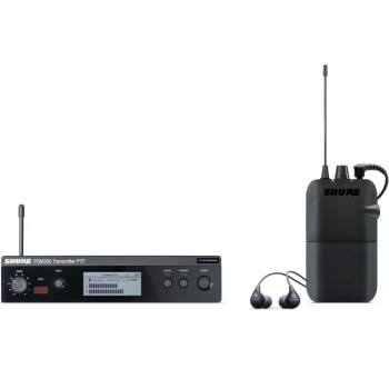 SHURE PSM300 P3TER112GR-K3E Дигитална мониторинг система със слушалки SE112