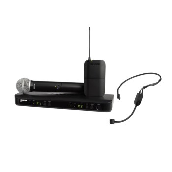 SHURE BLX1288E/PGA31+PG58-M17 - Безжична комбо система с PGA31 хедсет и PG58 вокален
