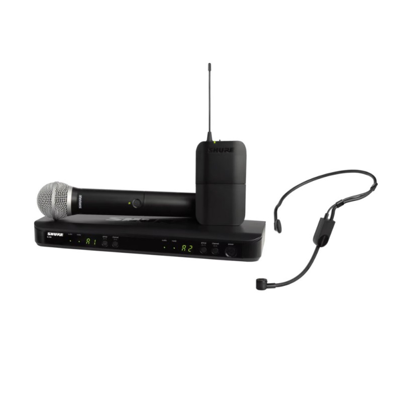 SHURE BLX1288E/PGA31+PG58-K3E - Безжична комбо система с PGA31 хедсет и PG58 вокален