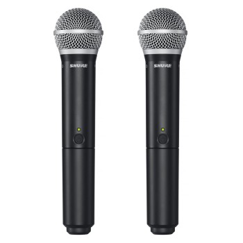 SHURE BLX288E/PG58-K14  Двоен безжичен микрофон 