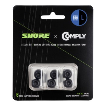 SHURE EACYF1 Резервни тапички за слушалки in-ear серия SE и AONIC, размер L