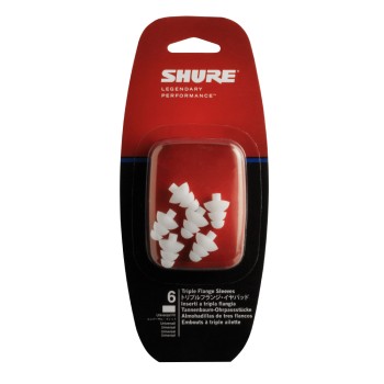 SHURE EATFL1-6 Силиконови тройни накрайници за слушалки in-ear, 6 бр