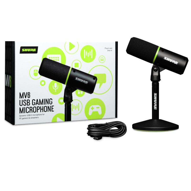 SHURE MV6 USB Гейминг вокален микрофон