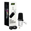 SHURE MV7+ Динамичен подкаст микрофон, бял