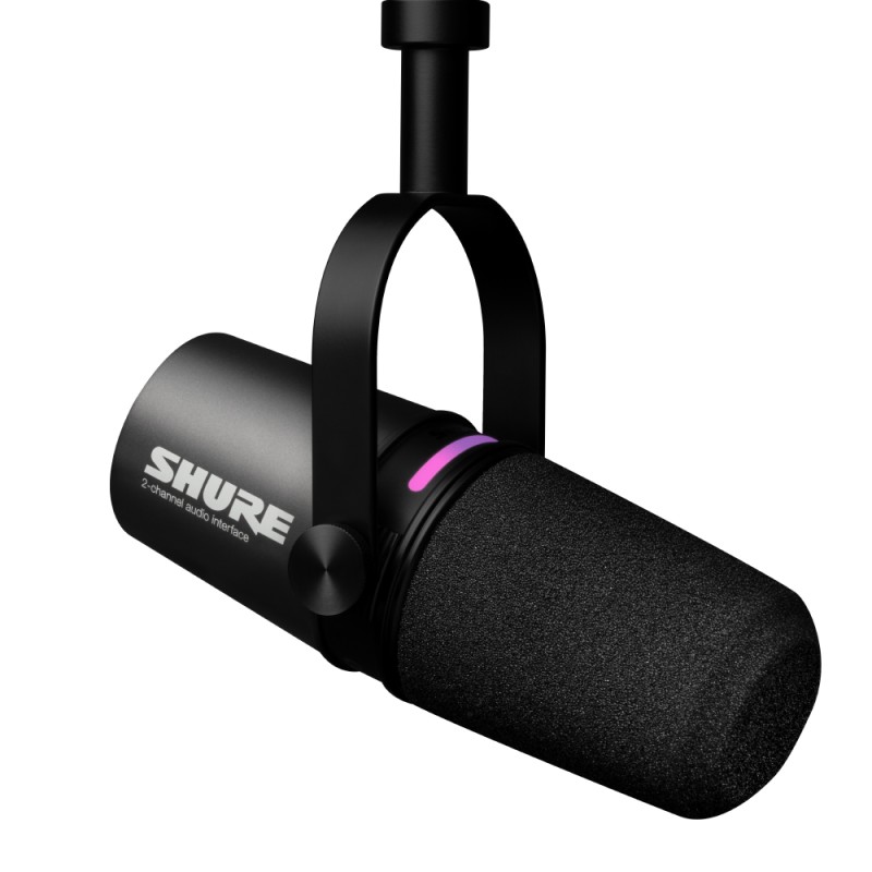SHURE MV7i - USB Подкаст микрофон с вграден интерфейс