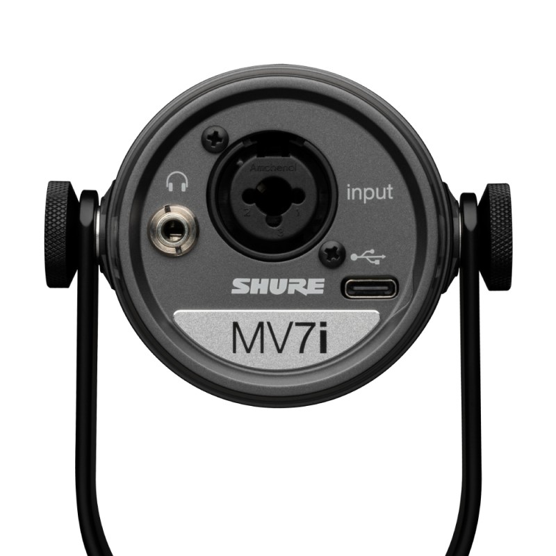 SHURE MV7i - USB Подкаст микрофон с вграден интерфейс