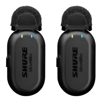 SHURE MV-TWO-Z6  два безжични микрофонa тип брошка за телефон