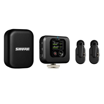 SHURE MV-TWO-KIT-Z6  безжична система (2 микрофонa тип брошка + приемник)