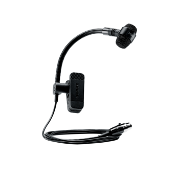SHURE PGA98H-TQG -огъващ се безжичен, кондензаторен микрофон щипка